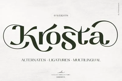 Krosta - Display Font