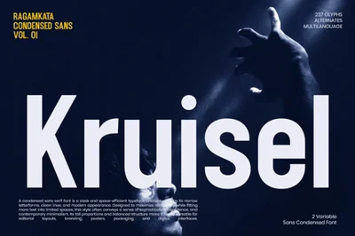 Kruisel – Bold Condensed Sans Font