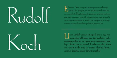 Kuenstler 165 Font