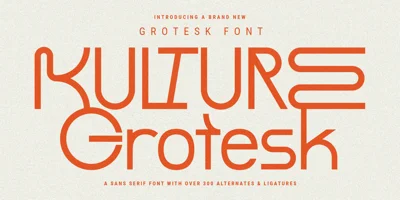 Kulture Grotesk Font