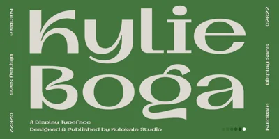 Kylie Boga Font