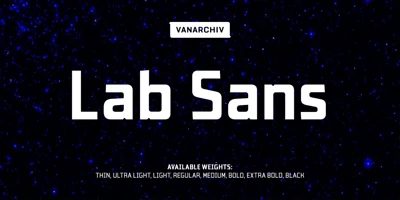Lab Sans Pro Font