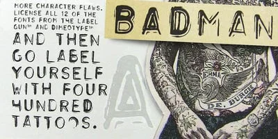 Label Gun Font