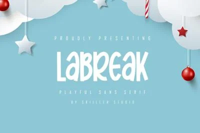 Labreak - Playful Sans Serif Font