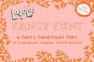 LAFOLOs Fancy Font Free Download