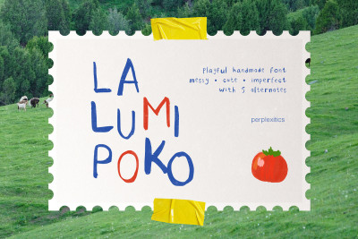 Lalumipoko Handmade Font