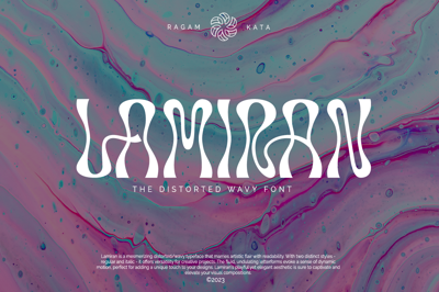 Lamiran - Distorted Wavy Font Free Download