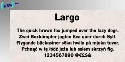 Largo Font