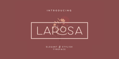 Larosa Font Larosa Font