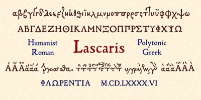 Lascaris Font