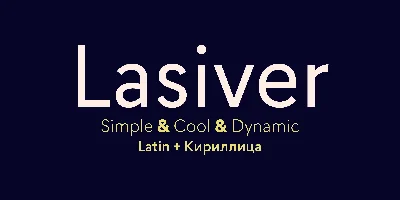 Lasiver Font