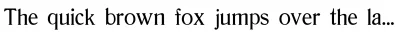 Latinish Font