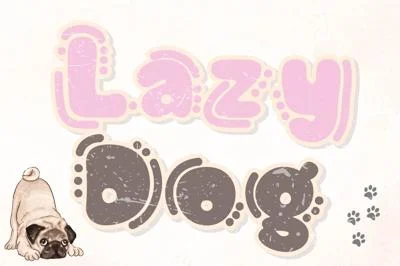 LAZY DOG - Handwritting Font