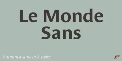 Le Monde Sans Std Font