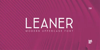 Leaner Font