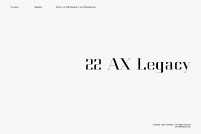 Legacy Stylish Font Free Download