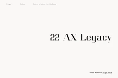 Legacy Stylish Font