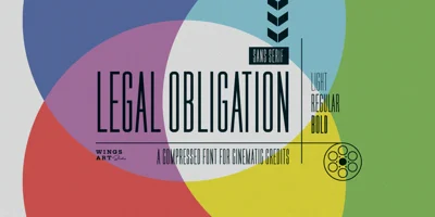 Legal Obligation Sans Serif Font