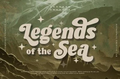 Legends of the Sea - Rounded Vintage Font
