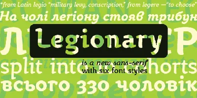 Legionary Font