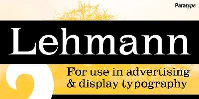Lehmann Font