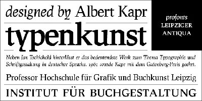 Leipziger Antiqua Font