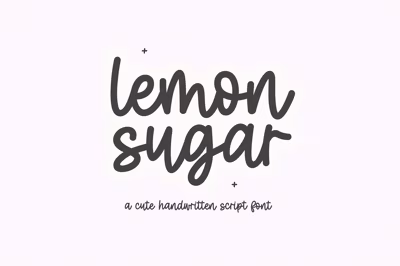 Lemon Sugar | Cute Script Font Free Download