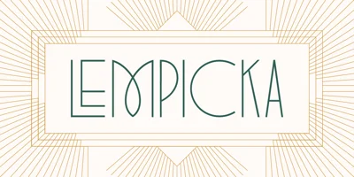 Lempicka Font