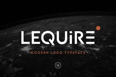 Lequire - Modern Logo Typeface