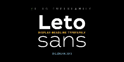 Leto Sans Font