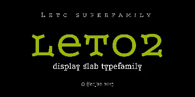 Leto Two Font