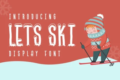 Lets Ski Font