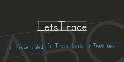 Letstrace Font Family