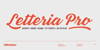 Letteria Pro Font