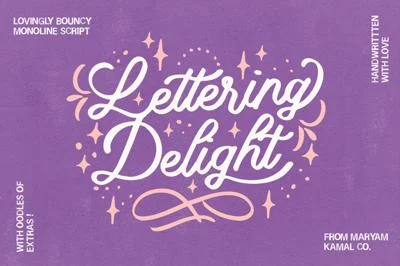 Lettering Delight (New Update!) Font
