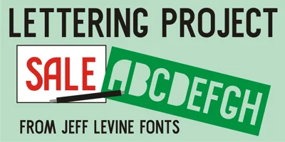 Lettering Project JNL Font