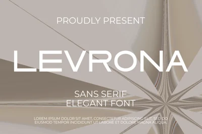 LEVRONA Font