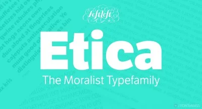 LFT Etica Font