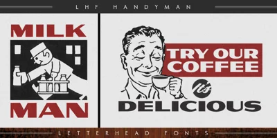 LHF Handyman Font