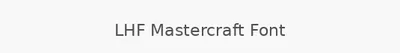 LHF Mastercraft Font