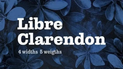 Libre Clarendon Slab Serif Font Libre Clarendon Slab Serif Font