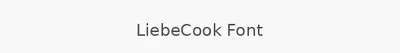 LiebeCook Font