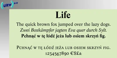 Life Font