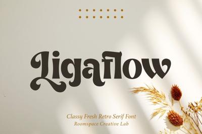 Ligaflow - Classy Fresh Retro Serif Free Download