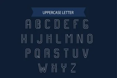 Line Blank Font