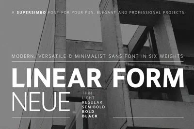 Linear Form Neue | A Sans Serif Font