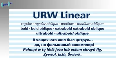 Linear Font