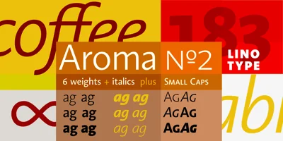 Linotype Aroma No. 2 Font