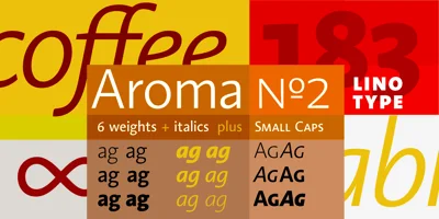 Linotype Aroma Font