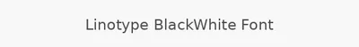 Linotype BlackWhite Font